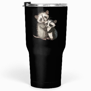 Discover Opossum and raccoon Tumblers 30 Oz