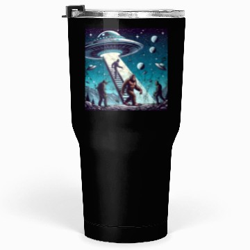 Discover Bigfoot and the UFO Tumblers 30 Oz