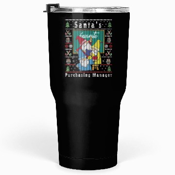 Discover Santas Elfs Ugly Christmas Purchasing-Manager Tumblers 30 Oz