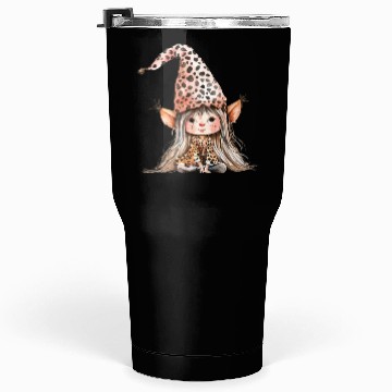 Discover Leopard Print Gnome Clipart Images, Girly Tumblers 30 Oz