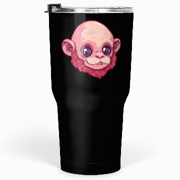 Discover Adorable Uakari Monkey with Big Eyes Tumblers 30 Oz