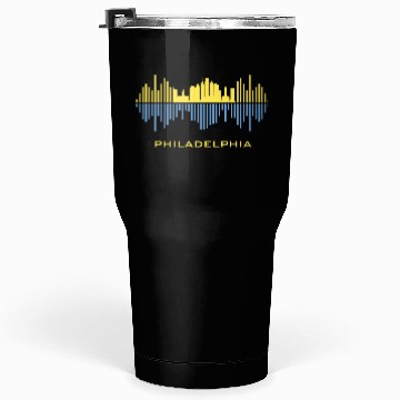 Discover Philadelphia City Sound Waves Tumblers 30 Oz