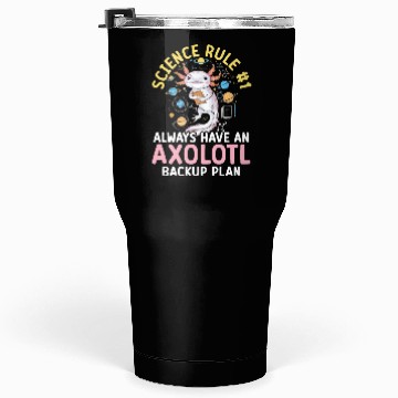 Discover Axolotl Science Teacher Mexican Salamander Tumblers 30 Oz