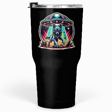 Discover Alien wolf landing Tumblers 30 Oz