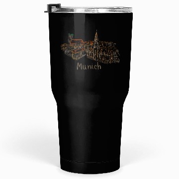 Discover DD City Munich Germany Tumblers 30 Oz