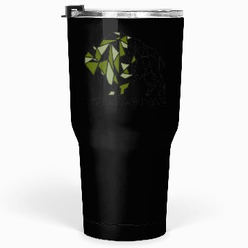 Discover Army Green YStone Bison Design Tumblers 30 Oz
