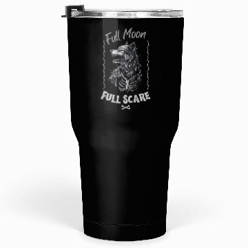 Discover Death Wolf Horror Theme - Intricate Bone Wolf Tumblers 30 Oz