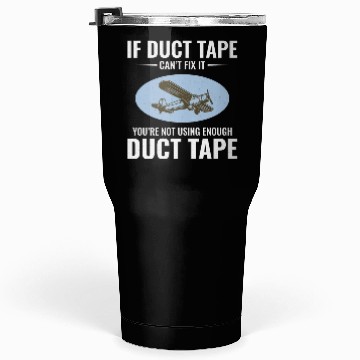 Discover Aircraft Mechanic Aviation Technician Duct Tape Tumblers 30 Oz