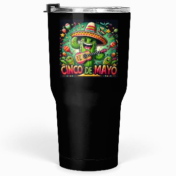 Discover Cinco de Mayo Cactus Tumblers 30 Oz