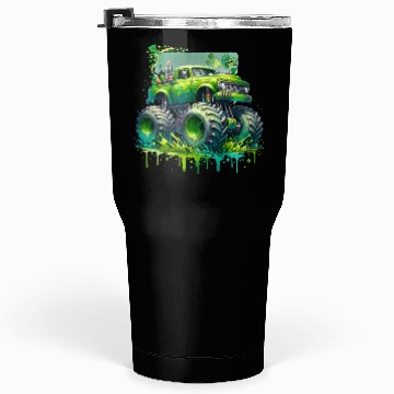 Discover Monster Truck Shamrock Tumblers 30 Oz