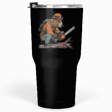 Discover Beaver Lumberjack Chainsaw Tumblers 30 Oz