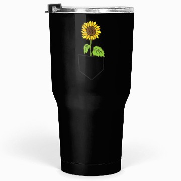 Discover Gardening Sunflower Pocket Gardener Tumblers 30 Oz
