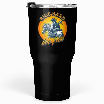 Discover Western American Cowboy Retro Vintage Sunset Tumblers 30 Oz