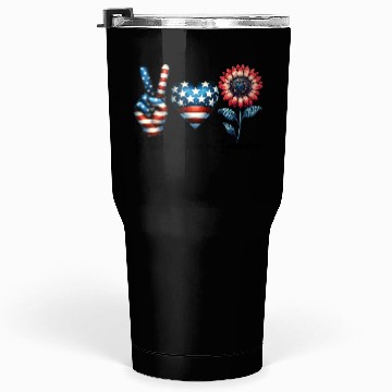 Discover Peace Love America Tumblers 30 Oz