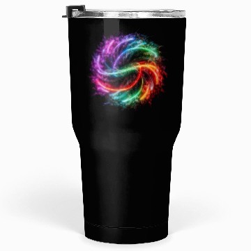 Discover Neon color ai particles Tumblers 30 Oz