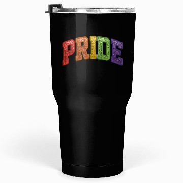 Discover Pride Embroidered Sequisn Effect Tumblers 30 Oz