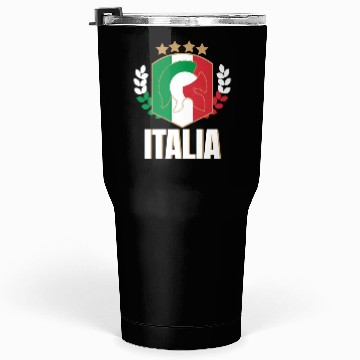 Discover Italia Italy Jersey soccer football championship Tumblers 30 Oz