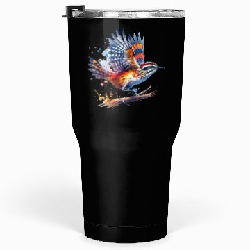 Discover Australian Logrunner in Flight Tumblers 30 Oz