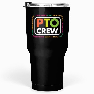 Discover PTO Crew School Volunteer Parent Teacher Tumblers 30 Oz