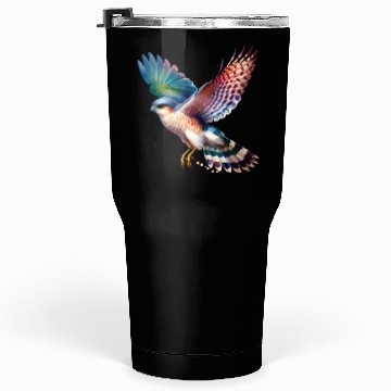 Discover Collared Sparrowhawk in Flight Tumblers 30 Oz