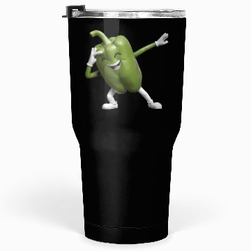 Discover Green Bell Pepper Dabbing Realistic Tumblers 30 Oz