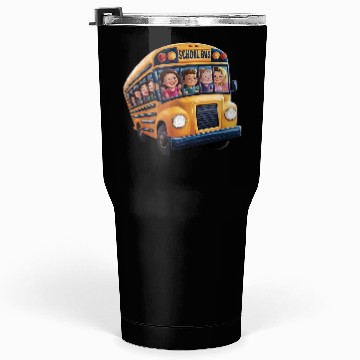 Discover School Bus Adventures Tumblers 30 Oz