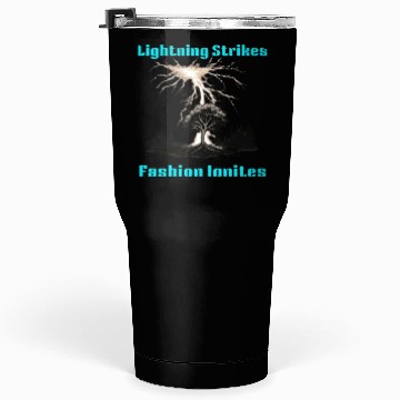 Discover Unleashed Force: Lightning Bolt Strikes Tumblers 30 Oz