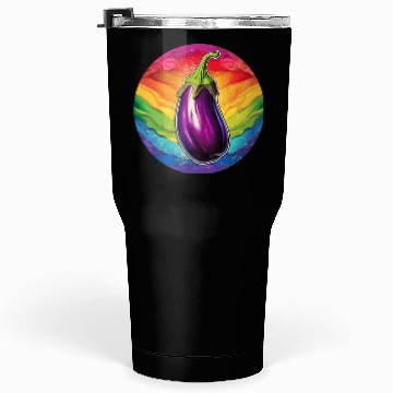 Discover LGBTQ Eggplant Tumblers 30 Oz