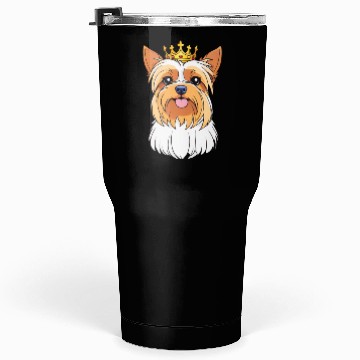 Discover "The crowned ones" - Yorkshire Terrier Tumblers 30 Oz