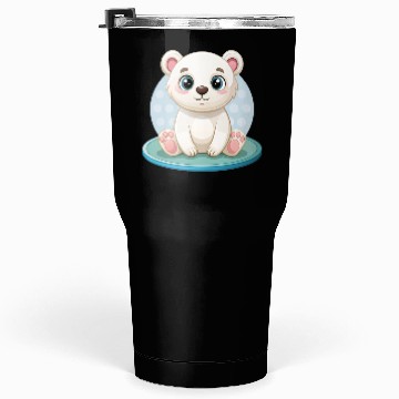 Discover polar bear cub Tumblers 30 Oz