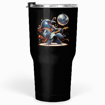 Discover Disco Ball Guitar Raven Tumblers 30 Oz