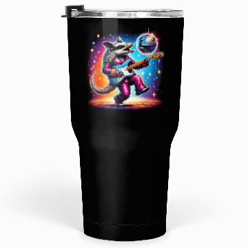 Discover Disco Ball Guitar Armadillo Tumblers 30 Oz