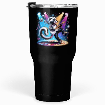 Discover Disco Ball Guitar Skunk Tumblers 30 Oz