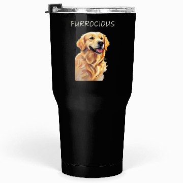 Discover Furrocious Golden Retriever Tumblers 30 Oz