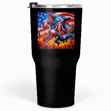 Discover Beat Down the Democrats - Trump Tumblers 30 Oz