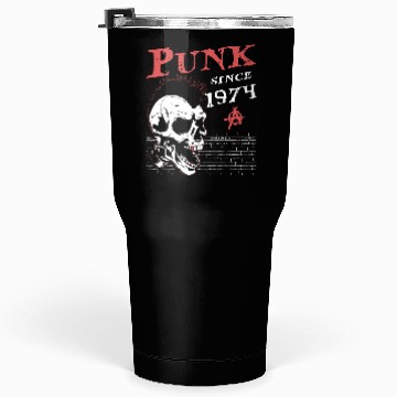 Discover Punk Since 1974, Punks Not Dead, 50 Years Old and Tumblers 30 Oz