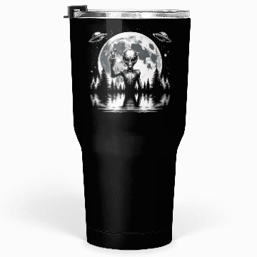 Discover Alien Giving Peace Premium Tumblers 30 Oz