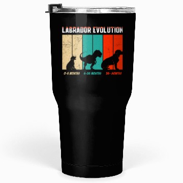 Discover Labrador EVOLUTION Labrador Lovers Funny Tumblers 30 Oz