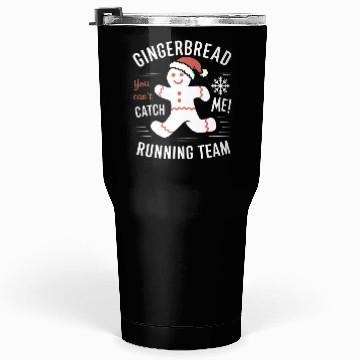 Discover Gingerbread Running Team Christmas Humor Tumblers 30 Oz