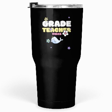 Discover 3rd Grade Teacher Vibes Tumblers 30 Oz