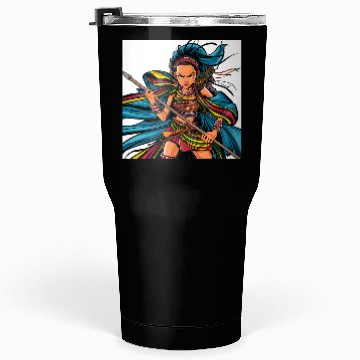 Discover Maasai anime warrior girl Tumblers 30 Oz