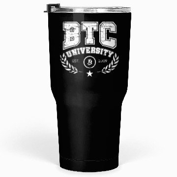 Discover BTC University Bitcoin College vintage retro Tumblers 30 Oz