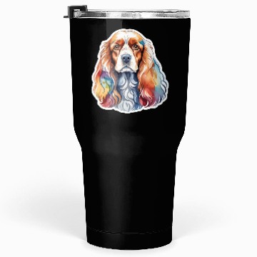 Discover American Cocker Spaniel Watercolor Tumblers 30 Oz