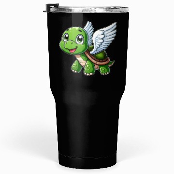 Discover Turtle Angel Wings Halo Farm Farmer Tumblers 30 Oz