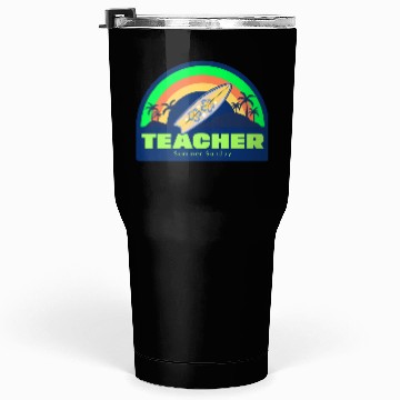 Discover Teacher Summer Sunday Surfer Tumblers 30 Oz