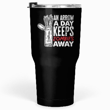 Discover Bow Arrow Zombie Archery Tumblers 30 Oz