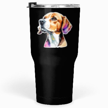 Discover Beagle Watercolor Tumblers 30 Oz