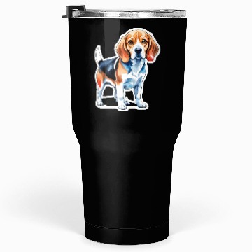 Discover Beagle Watercolor Tumblers 30 Oz