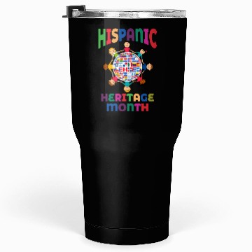 Discover Hispanic Heritage Month Kids Countries Flags World Tumblers 30 Oz