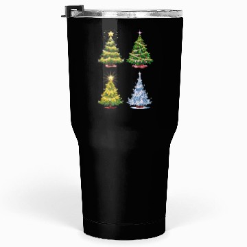Discover Green Tree Christmas Holiday Winter Tumblers 30 Oz